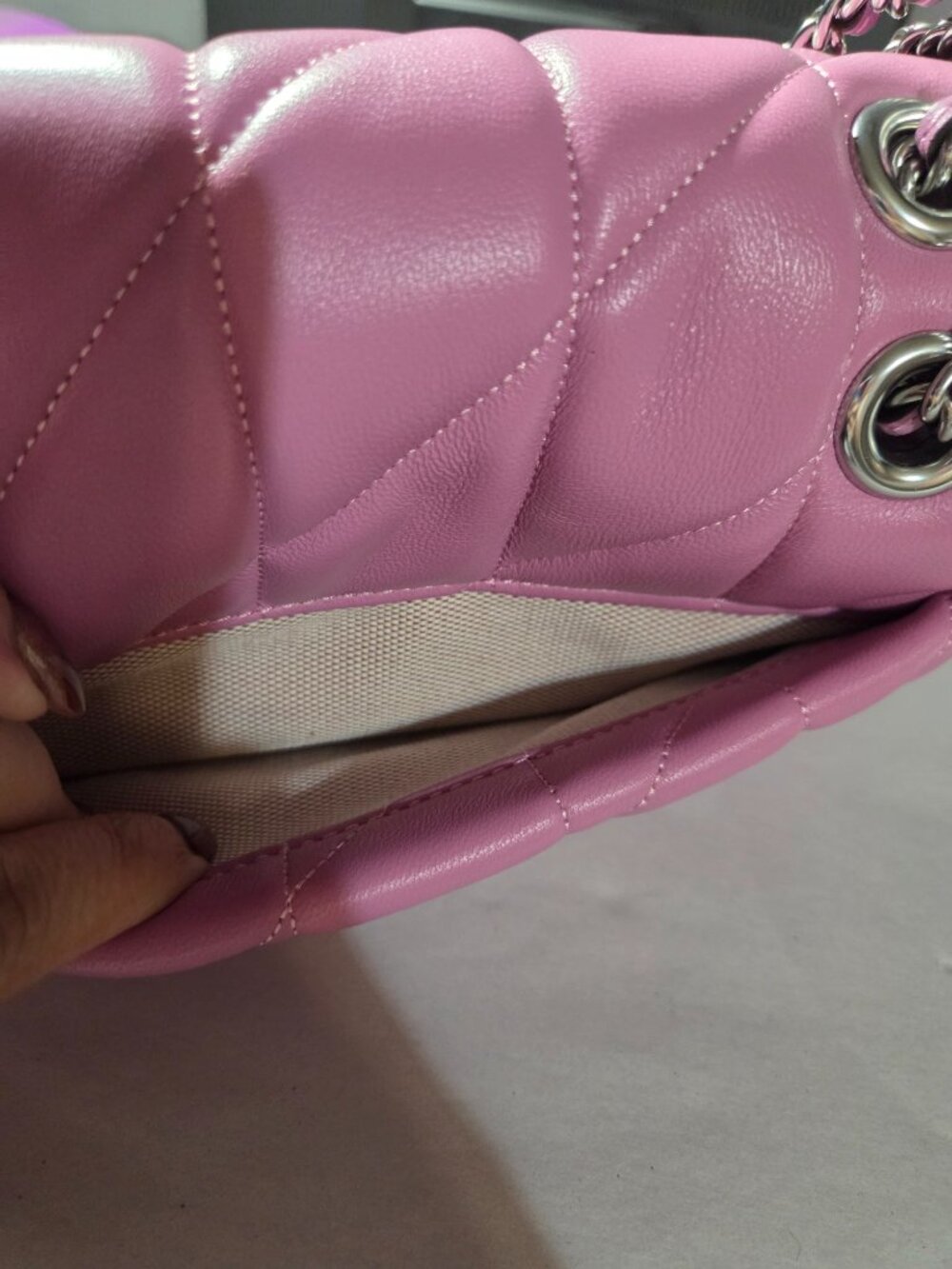 Coach Tabby 20 Fuschia Pink with Silver Hardware - Picture 4 of 11